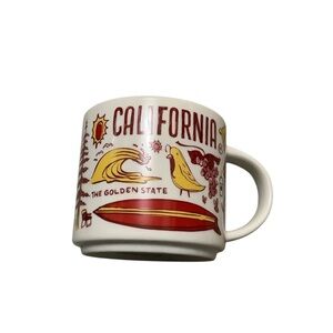 Starbucks California been there series discontinued Mug - White and Red
